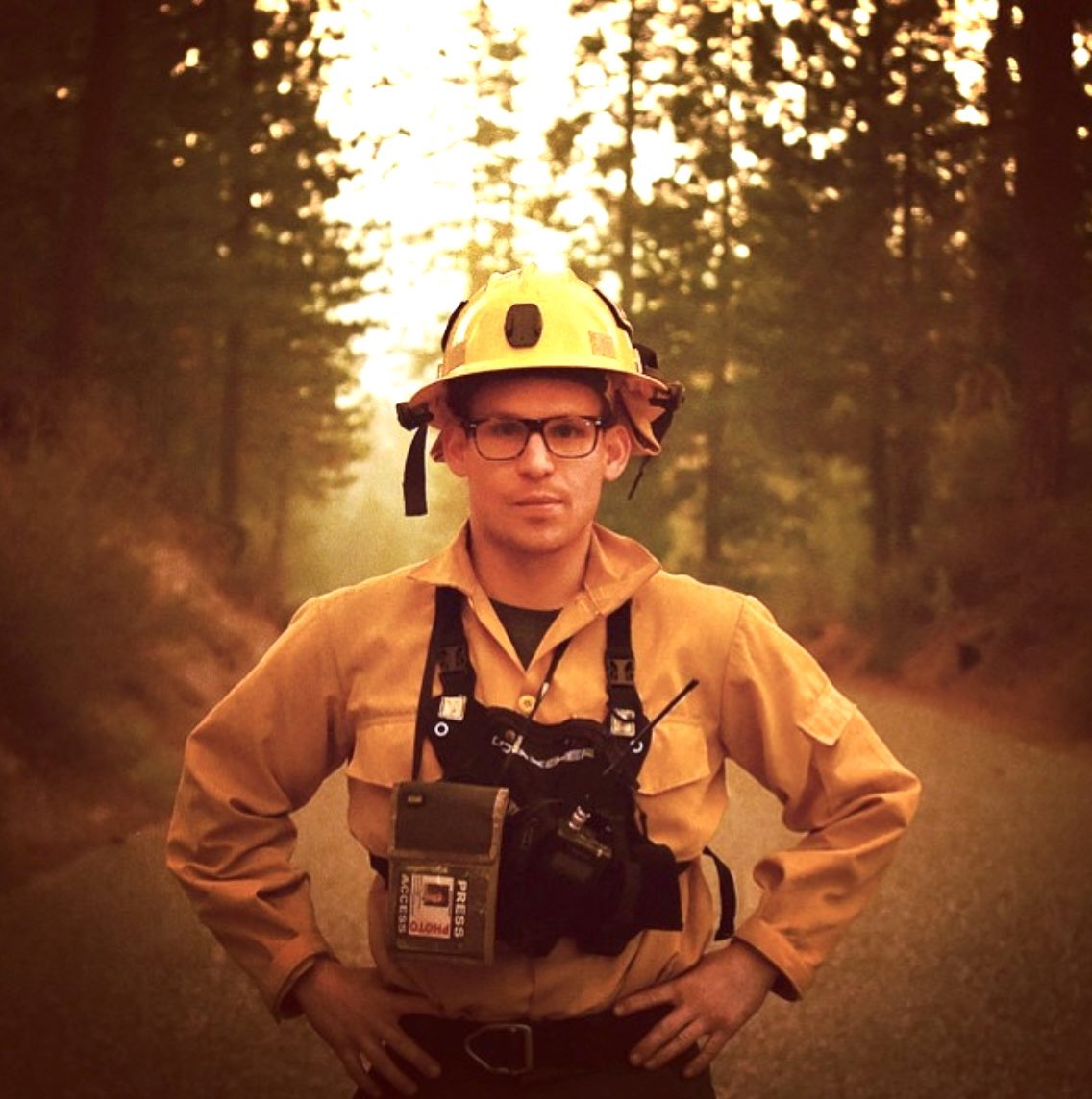 10 years ago today at the French Fire. Second summer of chasing fire, feels like a lifetime ago, when the promise of a career in documentary photography seemed viable. 📸 by <a href="/Jeff_Frost/">Jeff Frost</a>