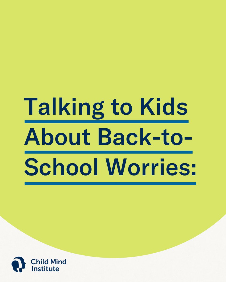 Going back to school can bring up big worries for kids, but talking about concerns — and feeling supported — can help. Here are some tips to make your back-to-school conversations more productive and less stressful for everyone.

Be realistic about challenges
Glossing over your
