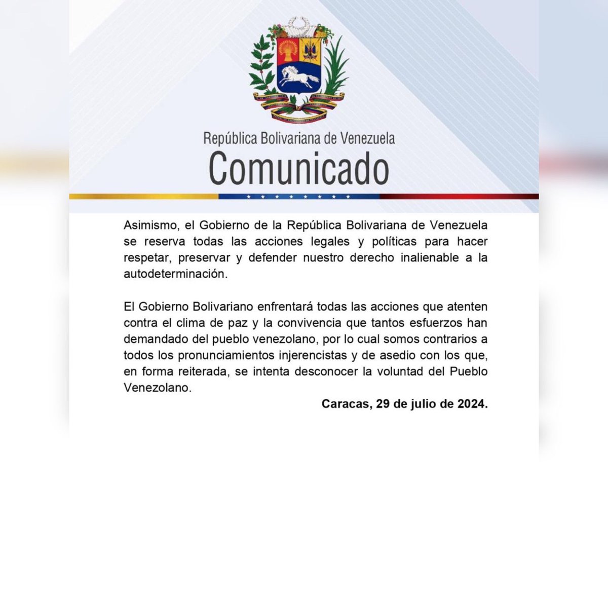 Embajada de Venezuela en Perú tweet media