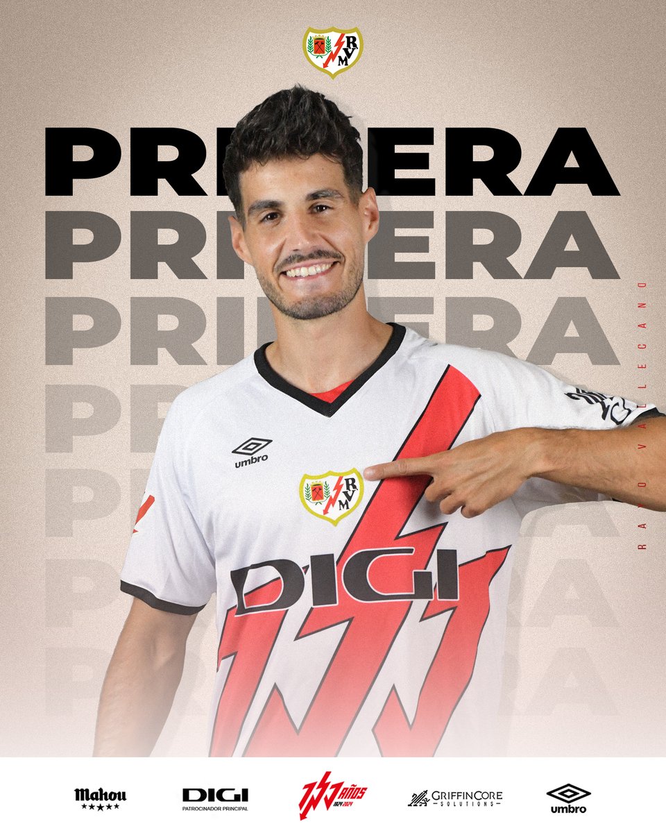 RayoVallecano's tweet photo. ⚡️ 𝐏𝐫𝐢𝐦𝐞𝐫𝐚 𝐞𝐪𝐮𝐢𝐩𝐚𝐜𝐢𝐨́𝐧 𝟐𝟎𝟐𝟒/𝟐𝟓 ⚡️ https://t.co/HE3PyWfNHk