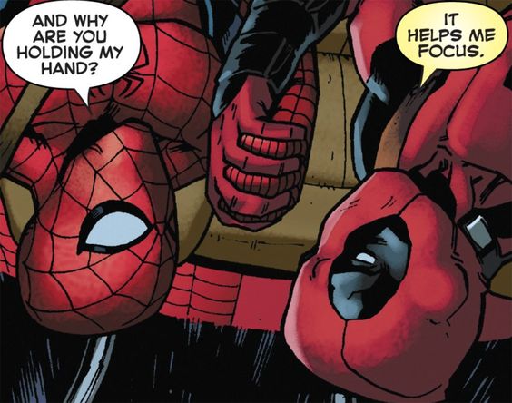 Xeezburger's tweet image. I JUST HAD TO

#Fangster #busterfang #Spideypool