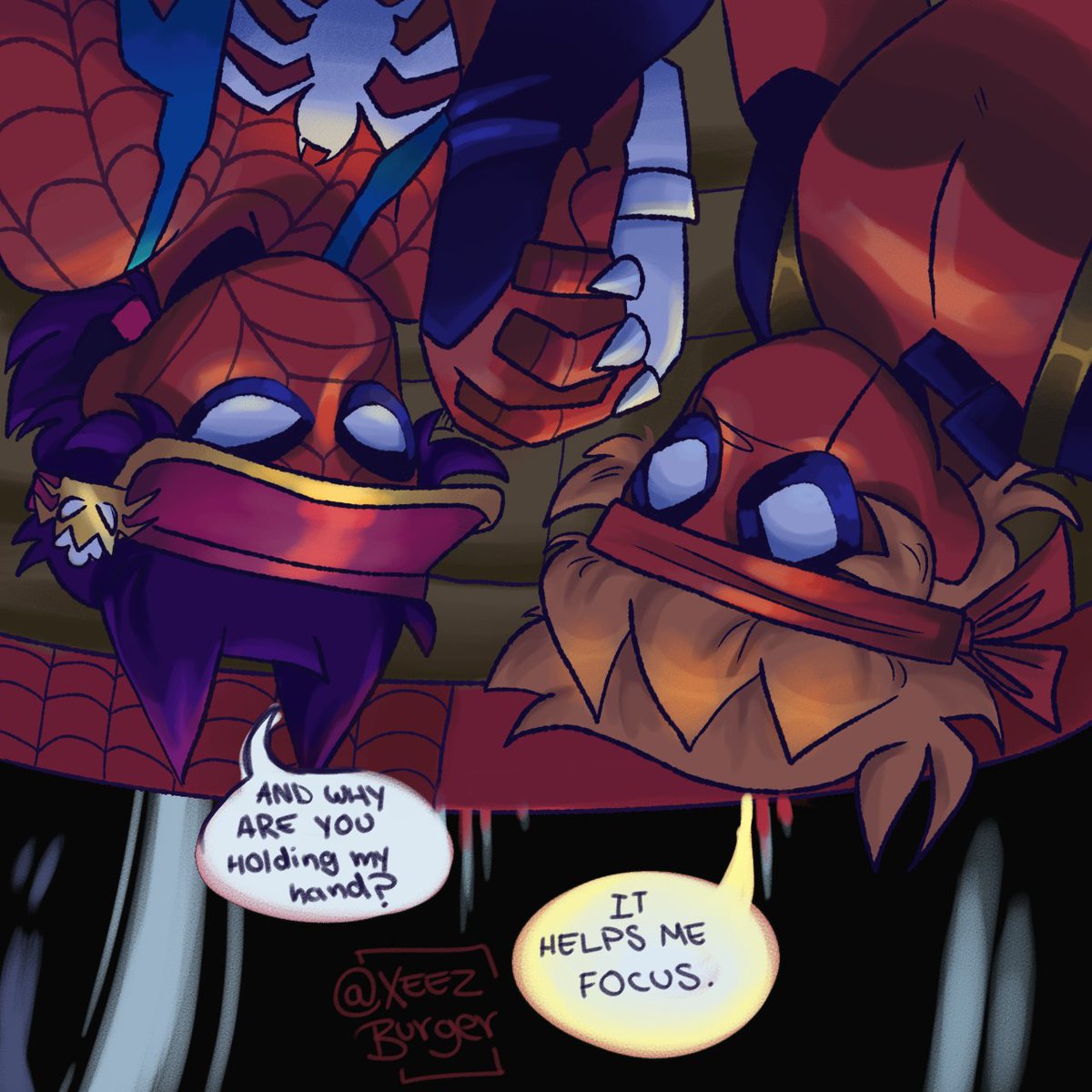 Xeezburger's tweet image. I JUST HAD TO

#Fangster #busterfang #Spideypool