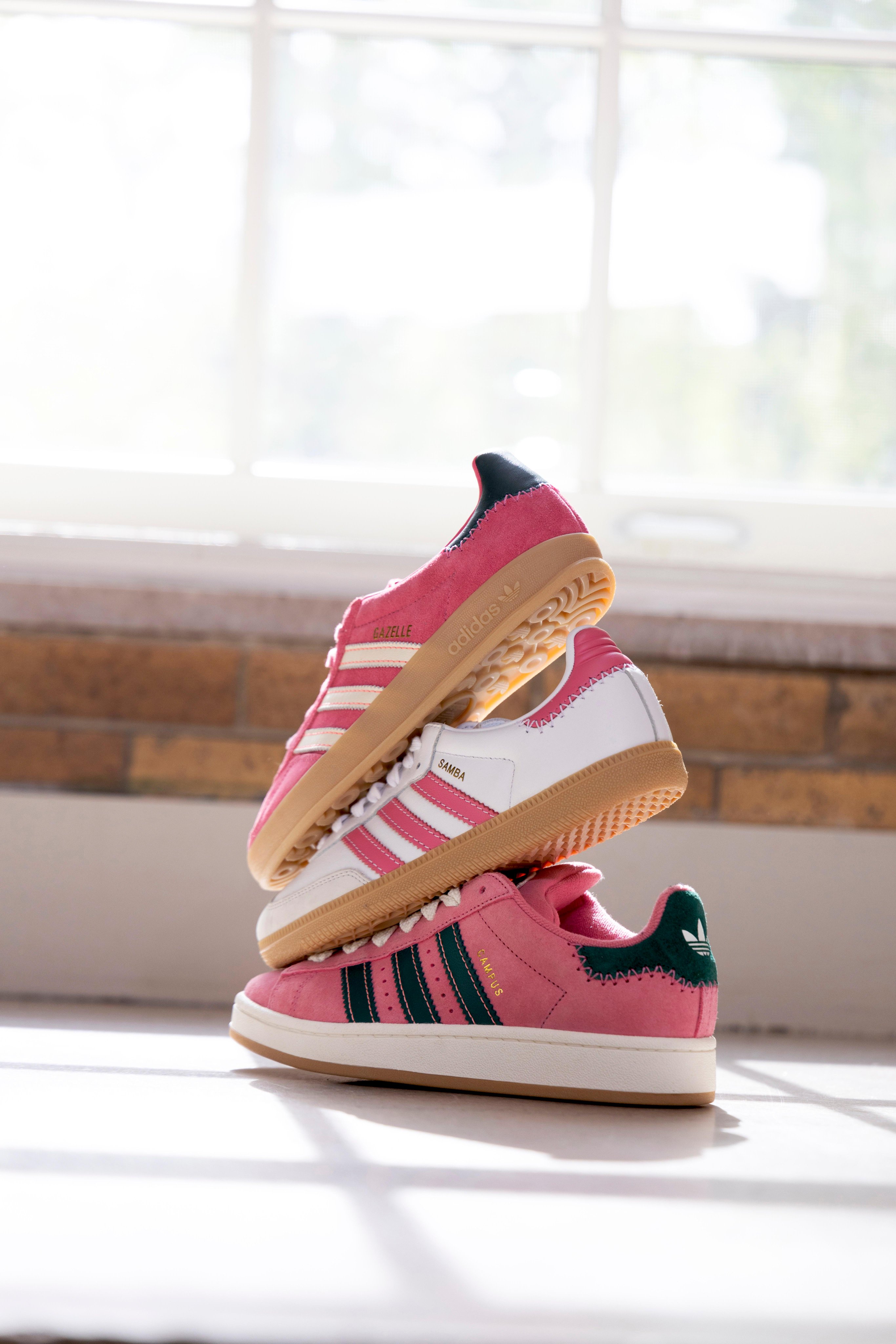 Foot locker pink adidas hot sale