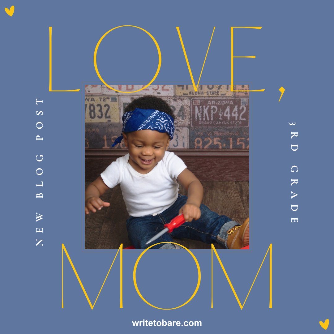 writetobare's tweet photo. 📣 New Blog Post #3rdgrade

❤️ If you're a parent, I hope you find encouragement + humor within this series.

✨ New posts drop every Monday at 6 pm, EST.

#mom
#blogger
#contentcreator
#writetoheal
#writetobare
#faith https://t.co/hzYBGmj3zI