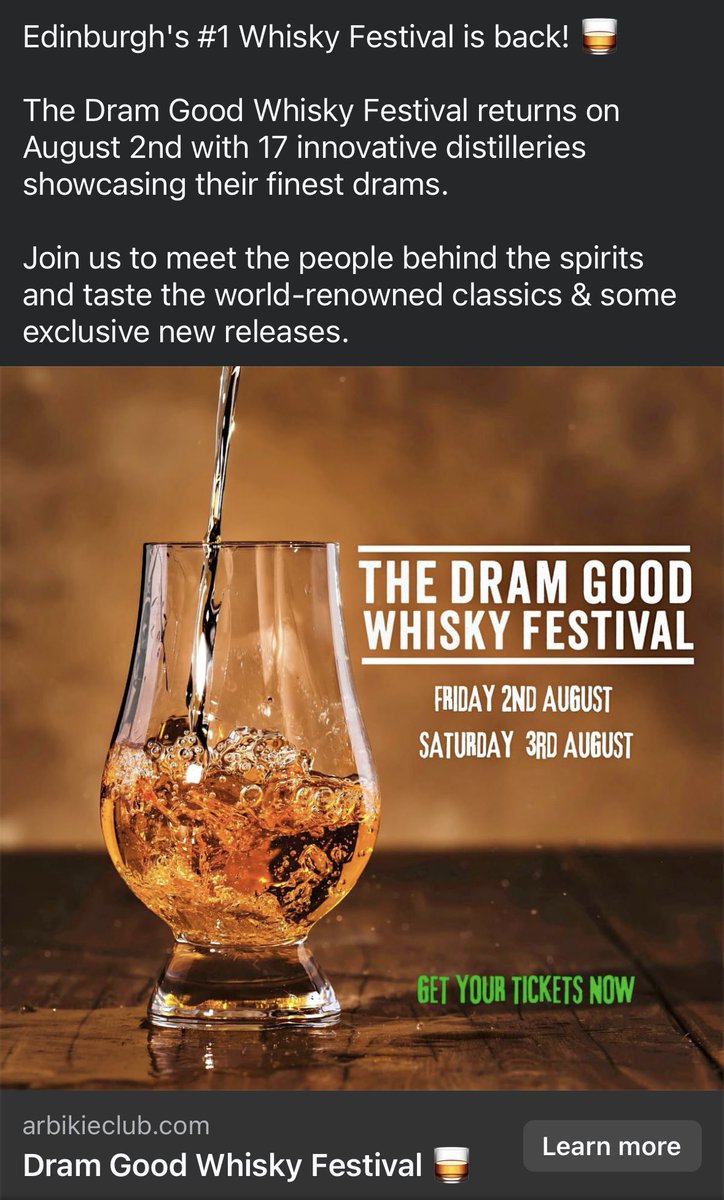 Number 1 Whisky Festival 🤔😬 considering I had never heard of it until recently when the banners went up a few door from my office, I would happily say it’s not the number 1 whisky festival in Edinburgh. It’s probably, if not undoubtedly the Whisky Fringe.