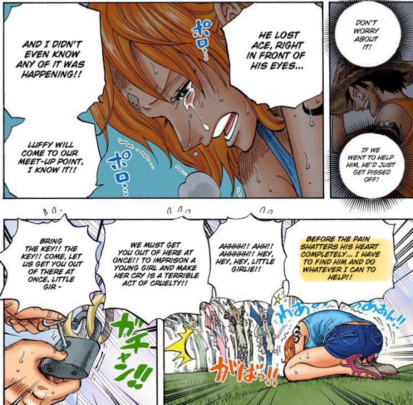 JohnTitor's tweet photo. LuNami vs LuHan

The interesting thing about Nami and Hancock is that their relationships with Luffy share many similarities. However, there are key differences that can help us determine who might be the better choice for Luffy.

Similarities:

- Both had a contentious relationship with Luffy at the start. Nami hated Pirates. Hancock hated men. Luffy was both. 

- Both warmed up to Luffy after seeing he was a different kind of man and pirate. 

- Both became his friend and ally. 

- Both have shown their love and admiration for Luffy in different ways. 1/5