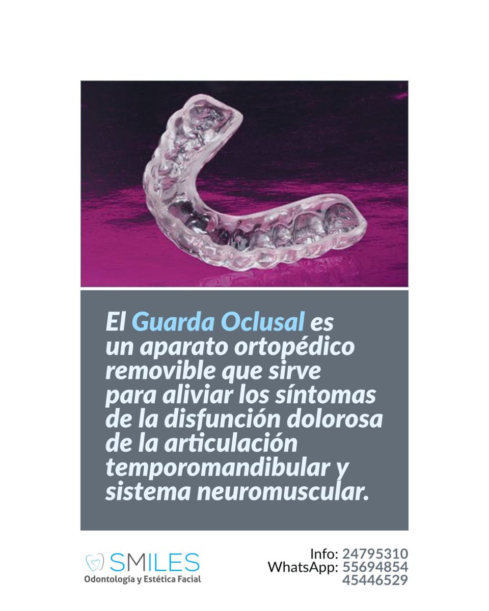 SmilesGT's tweet photo. Aprietas o rechinas los dientes? #clinicadentalgt https://t.co/sar5Al7GLJ