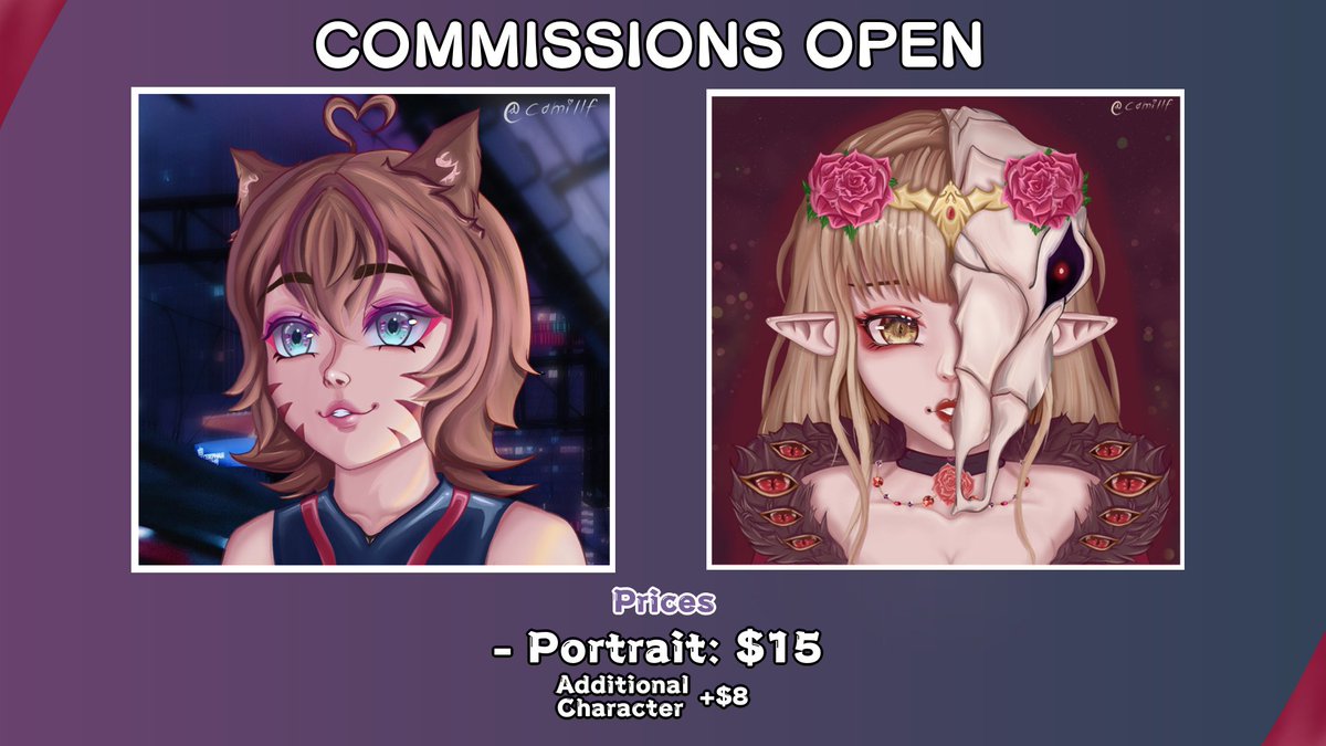 CamillfVT's tweet photo. ✨COMMISIONS OPEN✨

No olvides dejar tu ❤️ y  RT!!

Escribeme a DM para más info. / Ordena por VGen! ⬇️⬇️
https://t.co/SxXms62Mb6

#VGenOpen · #commissionopen · #VGen · #digitalart https://t.co/mNNrsA7xhQ