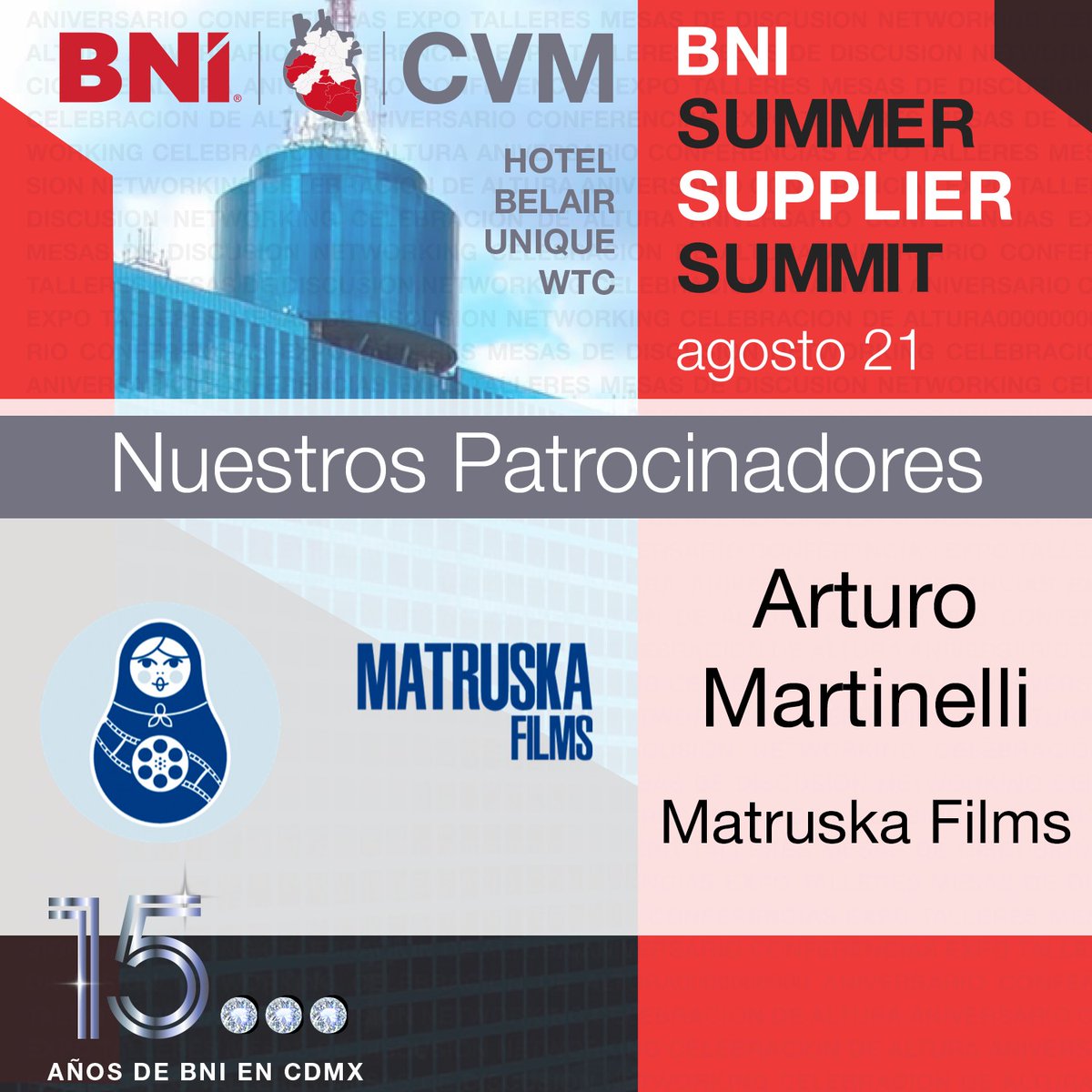 Matruska Films (@matruskafilms) on Twitter photo ¡Orgullosos patrocinadores! ¡Orgullosos patrocinadores!