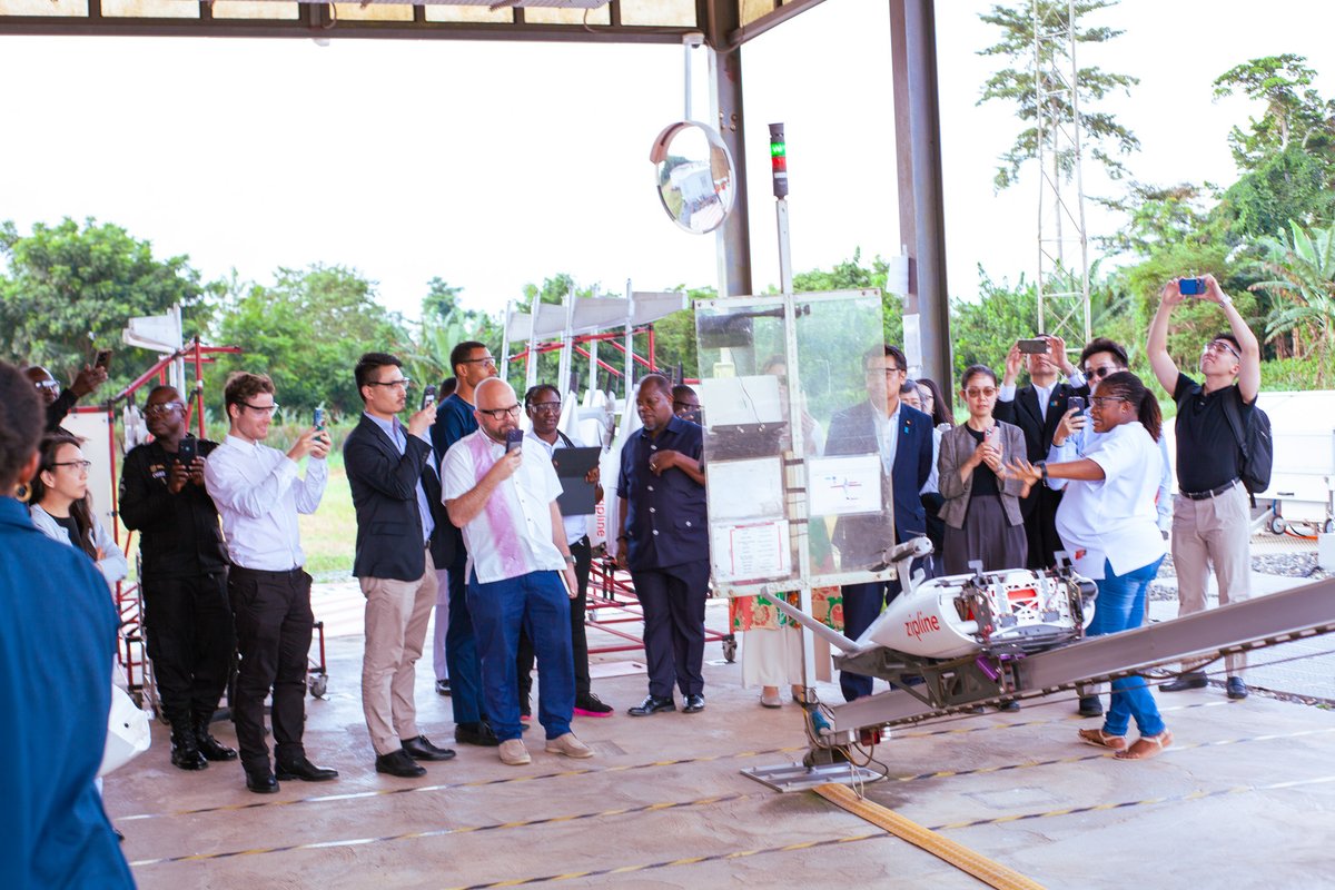 Zipline (@zipline) on Twitter photo We were honored to host members of the Japanese Parliament at our distribution center in Omenako, Ghana last week.
We showcased how our partnership with <a href="/_GHSofficial/">Ghana Health Service</a>, catalyzed by <a href="/Gavi/">Gavi, the Vaccine Alliance</a>, has increased vaccination coverage in the country. We were honored to host members of the Japanese Parliament at our distribution center in Omenako, Ghana last week.
We showcased how our partnership with <a href="/_GHSofficial/">Ghana Health Service</a>, catalyzed by <a href="/Gavi/">Gavi, the Vaccine Alliance</a>, has increased vaccination coverage in the country.