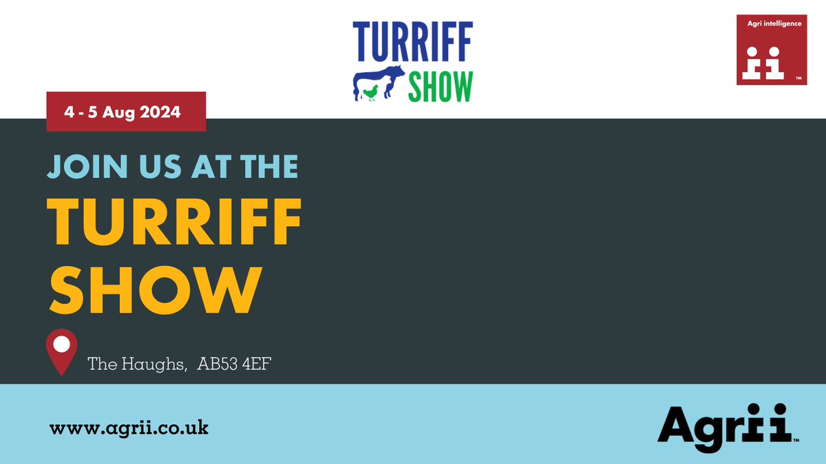Agrii (@agriiuk) on Twitter photo Delighted to be returning to the Turriff Show
The biggest two-day agricultural show in Scotland
<a href="/turriffshow/">Turriff Show</a>
See you there! Delighted to be returning to the Turriff Show
The biggest two-day agricultural show in Scotland
<a href="/turriffshow/">Turriff Show</a>
See you there!