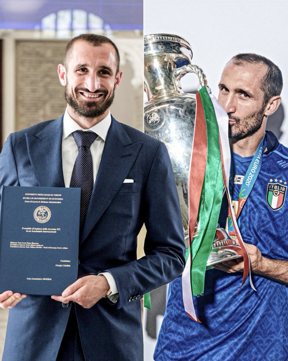 Giorgio Chiellini has completed his Master's degree in Business Administration 👏 

(via @giorgiochiellini)