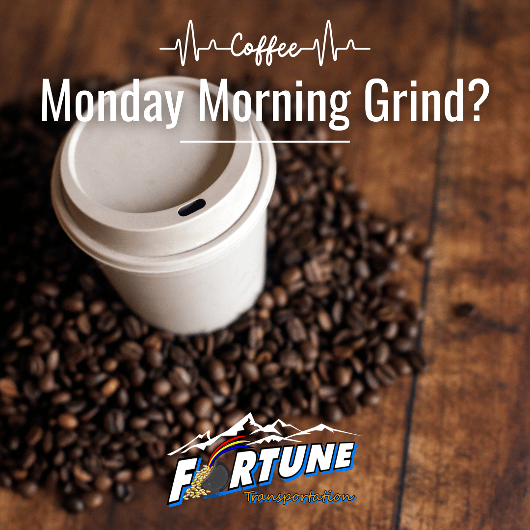 FortuneTrans's tweet photo. You got this! Hit the road with a fresh cup of coffee and the knowledge that you're keeping our economy moving. #TruckDriver #EssentialWorker #CoffeePower #MotivationMonday https://t.co/zXbwgt14nE