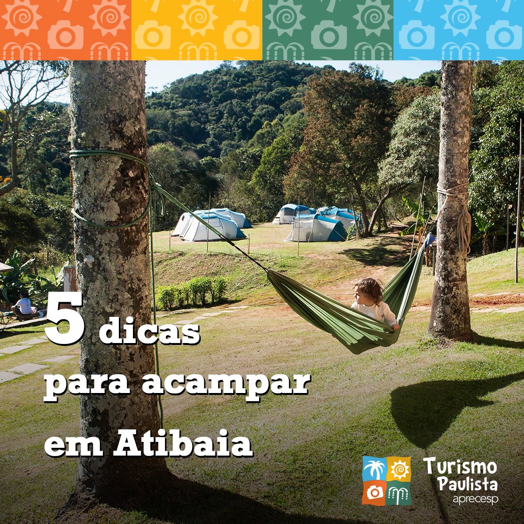 turpaulista's tweet photo. ✨ Pronto para uma aventura em Atibaia? Confira 5 dicas para acampar com a família no Voador:
LEIA+ https://t.co/rOwDNVt1h0
#turismopaulista #Aprecesp #Atibaia https://t.co/u9MiKlgscg