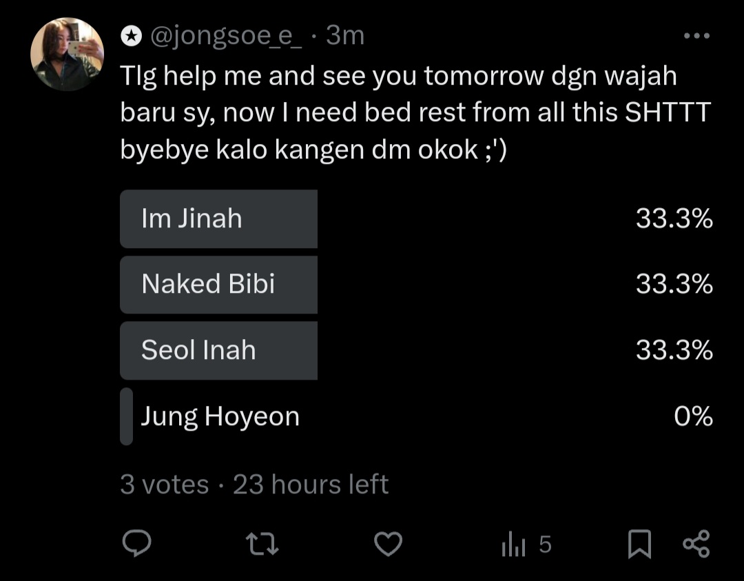 jongsoe_e_'s tweet photo. JIR 3 orang kurang kompak 🔥🔥🔥 https://t.co/Cq5yvonbbl