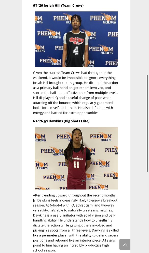 6’1” PG Josiah Hill &amp; 6’4” G Jyi Dawkins (both CO’26) have been grinding all Summer! The hard work is showing up every time they step on the court! #STORMHOOPS 🌩️🏀🏆 #NowPlaying