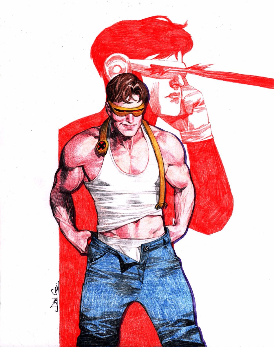 SeeDaviGo's tweet photo. Maybe I should draw the X-Men with their clothes ON for a change https://t.co/Wb9olFCIZ4