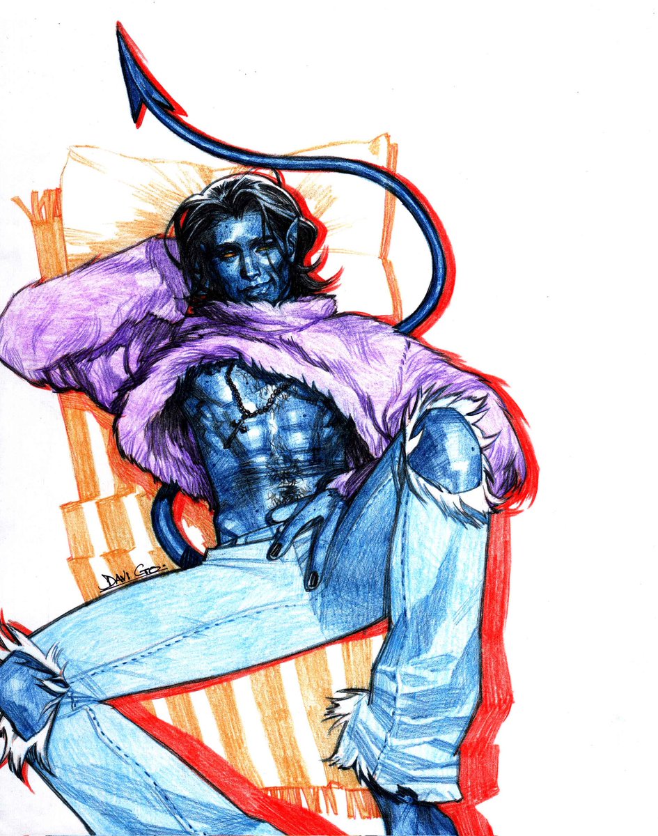 Maybe I should draw the X-Men with their clothes ON for a change