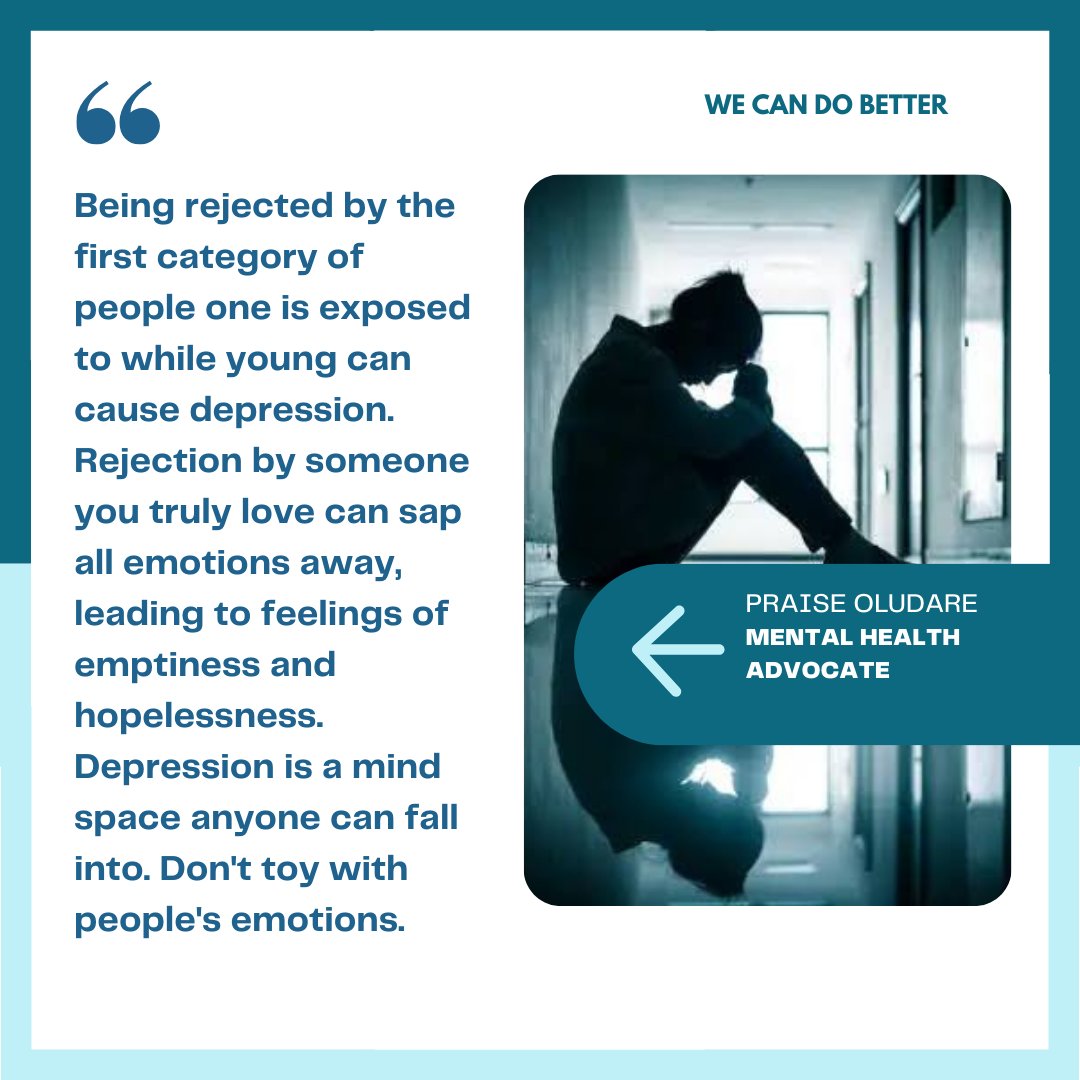 Depression is a mind space anyone can fall into. Let's support each other and break the stigma. For social &amp; emotional support, book a talking session using this link
bit.ly/3Suxp7b