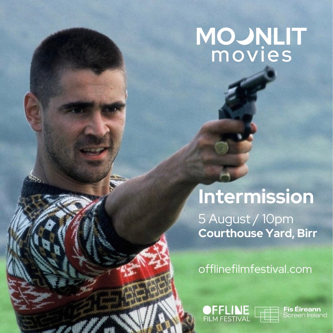 ⏰ 1 WEEK TO GO ⏰

Our new Moonlit Movies series kicks off next Monday!

Don't miss our outdoor screening of INTERMISSION during <a href="/BirrVintage/">Birr Vintage Week & Arts Festival</a> on 5 August at the Courthouse Yard in Birr.

🎟 €10 incl booking
🔗 offlinefilmfestival.com/moonlitmovies/

Thanks to funding from <a href="/ScreenIreland/">Screen Ireland</a>