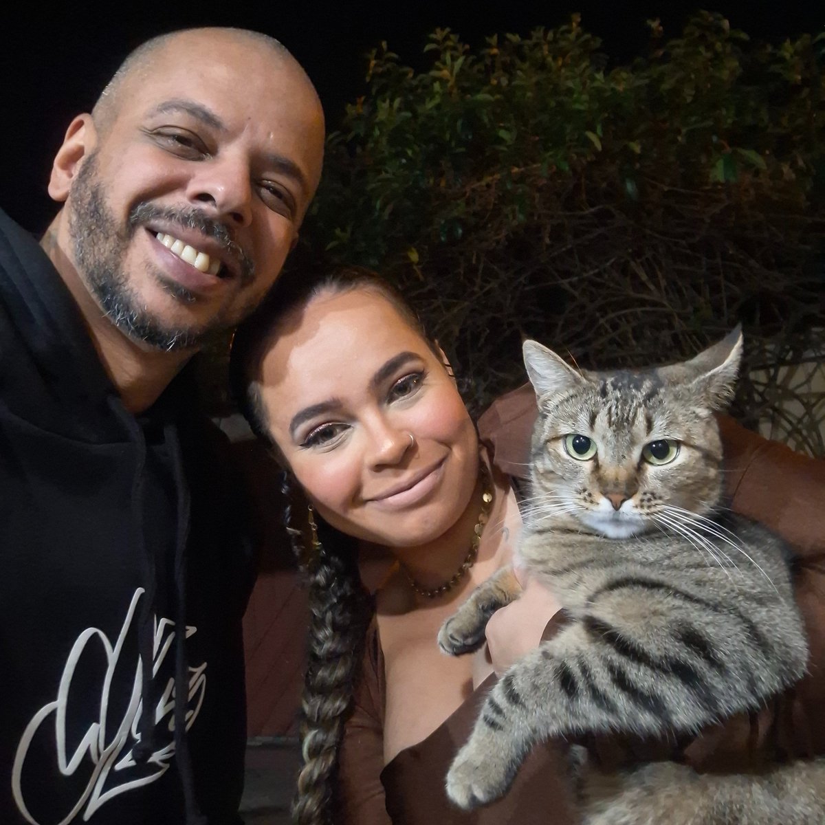 Pai, mãe e filha. ❤️