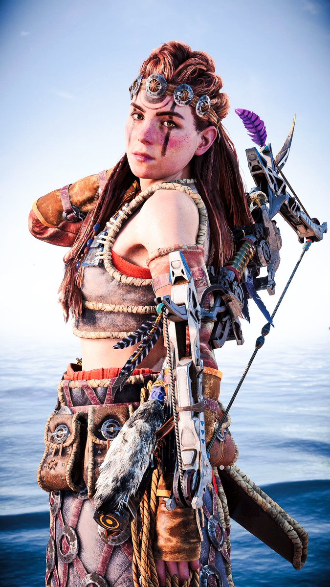 CzBlanka's tweet photo. Summertime ⛱️☀️🌊🐬

#HorizonForbiddenWest 
#Aloy🏹
#VirtualPhotograhy https://t.co/rN7occJ3Ms