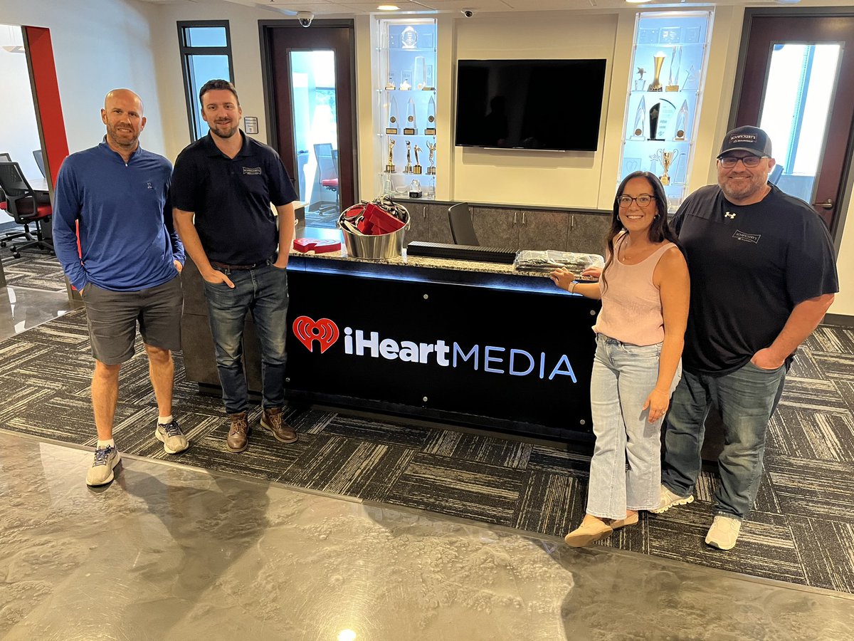 BrandonMileski's tweet photo. Was great having the good people at @Schwickerts at the @iHeartRadio studios today! Today is the day our partnership began as you can hear their ads now on @KFAN1003 and https://t.co/IgUxs5R1i9 https://t.co/EiyQdQwb9D