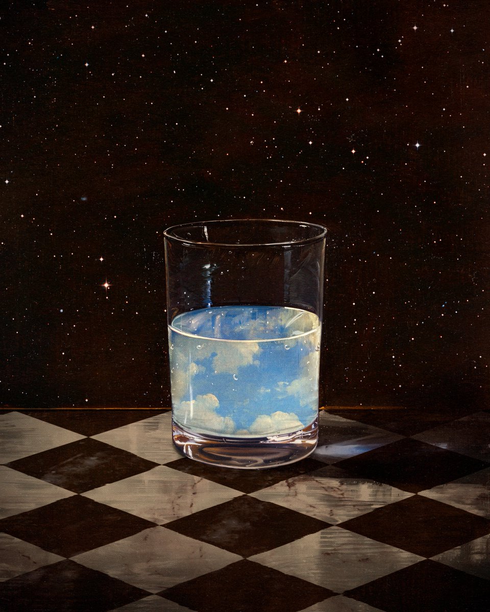 glass half full