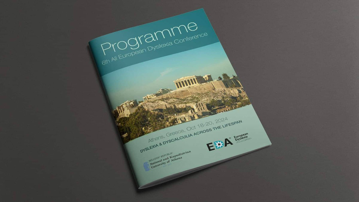 EDAdyslexia's tweet photo. Join us in #Athens on Oct 18-20 for EDA's #Dyslexia &amp; #Dyscalculia Conference. With 7 keynotes, 40+ presentations &amp; workshops and a packed poster programme, it will be a fantastic learning and networking event. Book soon to secure your early bird ticket https://t.co/yc7jg9IkIo https://t.co/8nBWNisUok