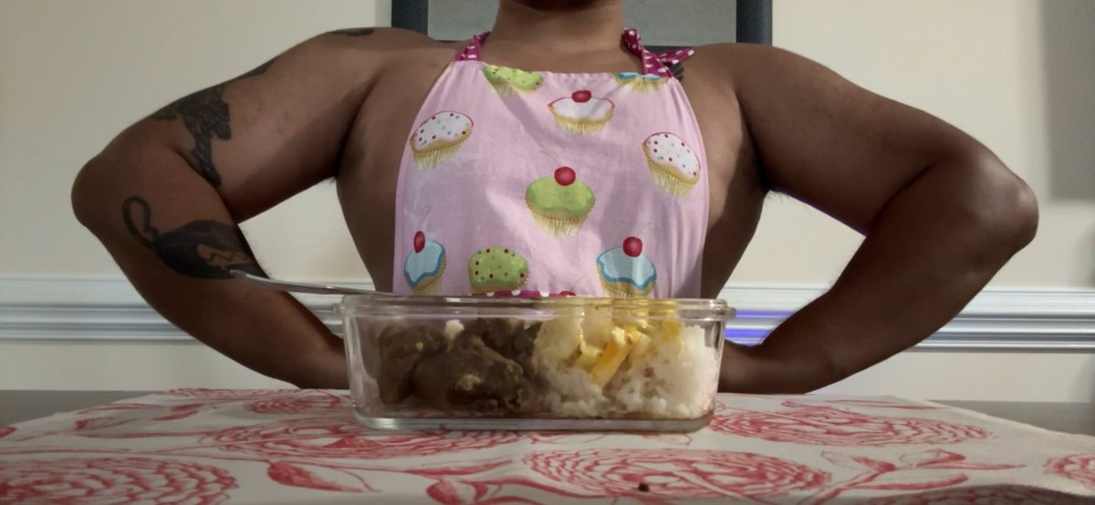 welcome home pookie. Dinner is made