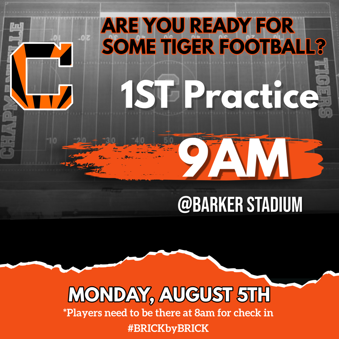 LET'S GOOOO!

We’re pumped for the start of an incredible season and can’t wait to hit the field.

#TigerTigerTiger
#BRICKbyBRICK
#75thSeason