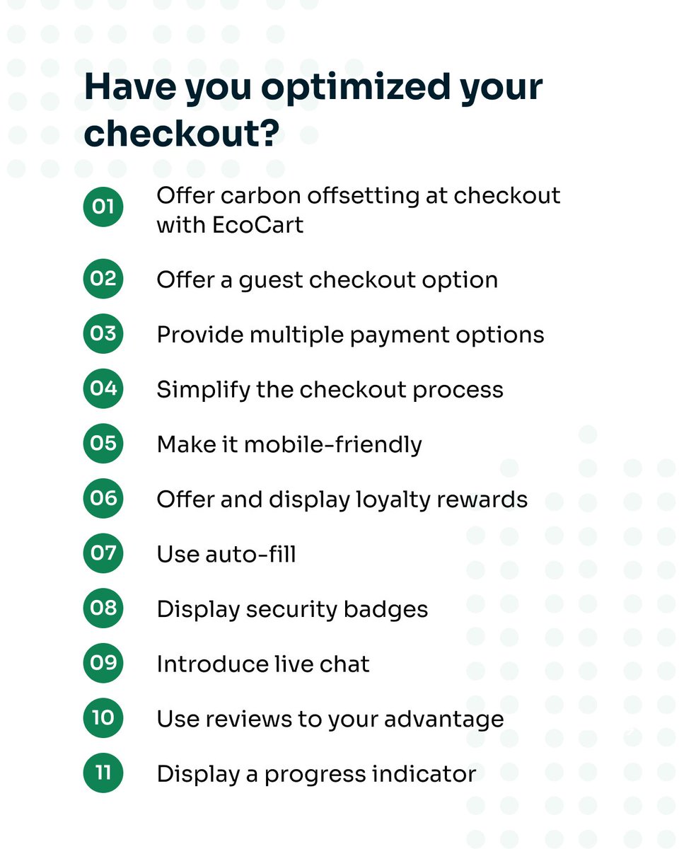Peak shopping season is just around the corner 💻 have you optimized your checkout yet?

#ecommercetips #checkoutoptimization #blackfriday #cybermonday