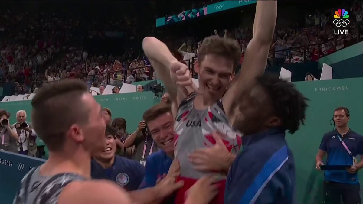 gracevaill's tweet photo. RT @NBCOlympics: STEPHEN NEDOROSCIK. CLUTCH. 🤯#ParisOlympics2024
📺NBC and Peacock https://t.co/t8jxeQq91A