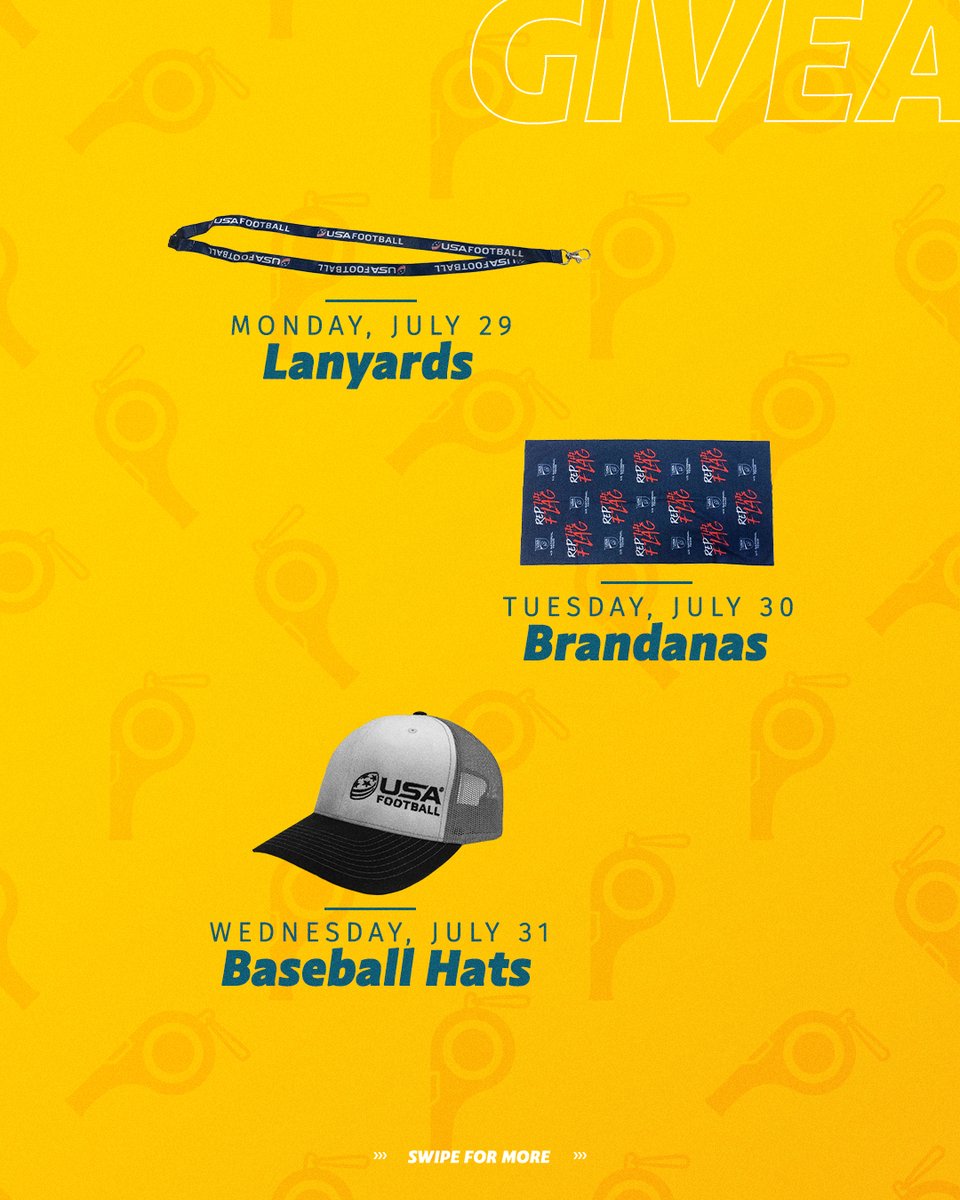 USAFootball's tweet photo. Celebrate #CertWeek with some fintastic giveaways 🦈

If you dive in this week, or you’re already certified for 2024, you’ll be eligible to win the following prizes! 

Sign up for your chance to win at https://t.co/Zz0zENrluW 👀

#USAFBCertWeek #footballcoach #coaching https://t.co/NsrDnF68uE
