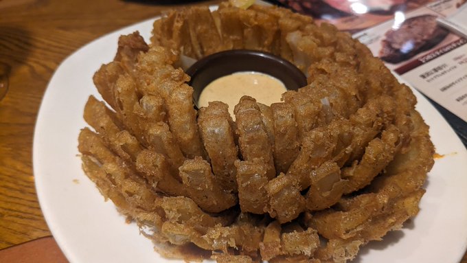 深夜だしとりあえずアウトバックステーキの写真でも貼るか… 