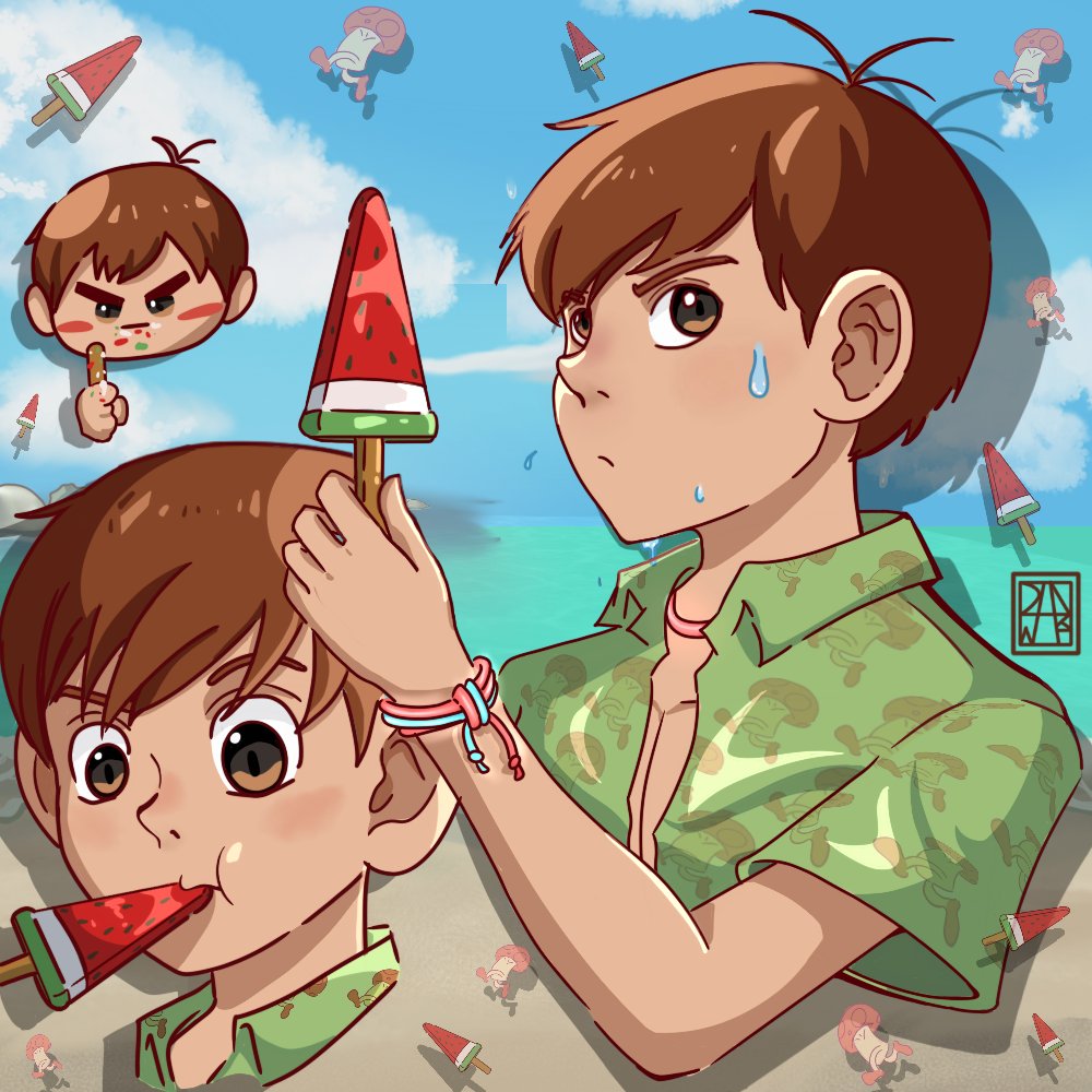 dan_wako's tweet photo. Summer vibe

#chilchuck #dungeonmeshi #deliciousindungeon #anime #digitalart #art #artist #animefanart #fanart #summer #artpiece #chilchucktims #dungeonmeshifanart https://t.co/1nxL8EYcah