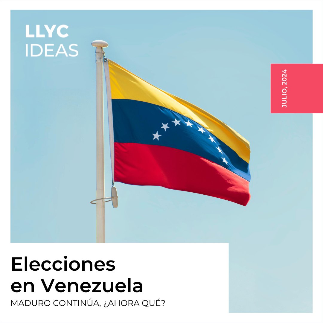 ¿Qué sigue en materia económica, migratoria e internacional para el régimen de Nicolás Maduro tras las elecciones presidenciales del 28 de julio? En nuestro último informe #LLYCIDEAS revisamos los principales desafíos que enfrentará su continuidad ➡️ slink.com/llycideas:elec…