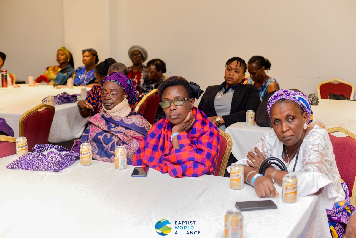 BaptistWorld's tweet photo. #BWAlagos: Spotlight on the BWA Women fellowship. It was a richly rewarding time where women from around the world connected, learned about the upcoming Baptist Women's Summit in 2025, and discovered how to engage more fully in BWA Women's global community.#BWAwomen #BaptistWorld https://t.co/2FLqVJpLJn