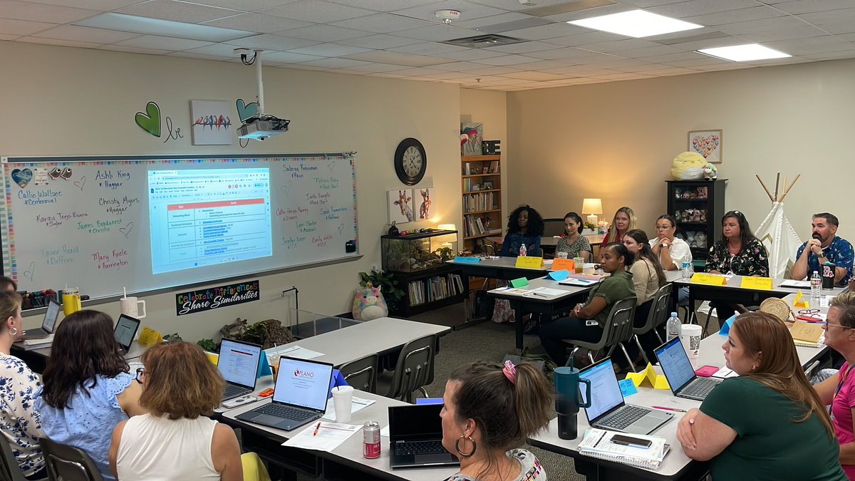 Meeting our new Elementary counselors to start the year!