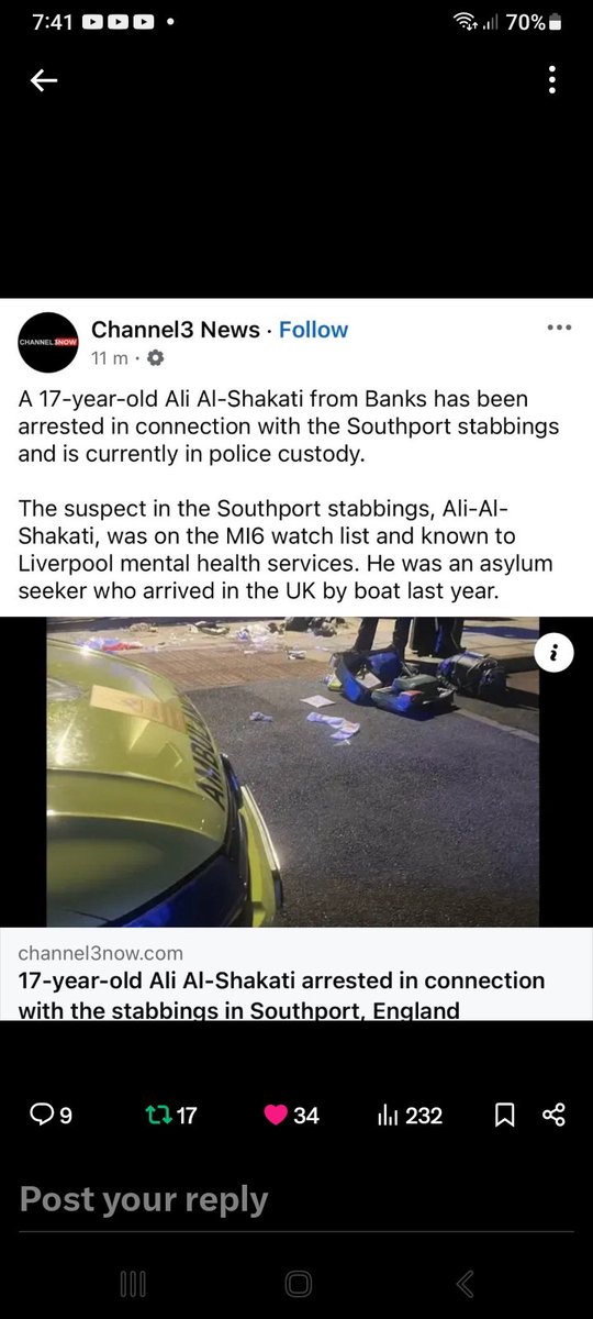 ThePurpleYoda1's tweet photo. @BorisJohnson @RishiSunak @Keir_Starmer 
The Blood of those Children at Hart Street Southport  and My SON along with the many other victims of MIGRANT CRIME
IS ON YOUR HANDS
CLOSE THE BORDER NOW AND START DEPORTING https://t.co/PZPSjOfChx