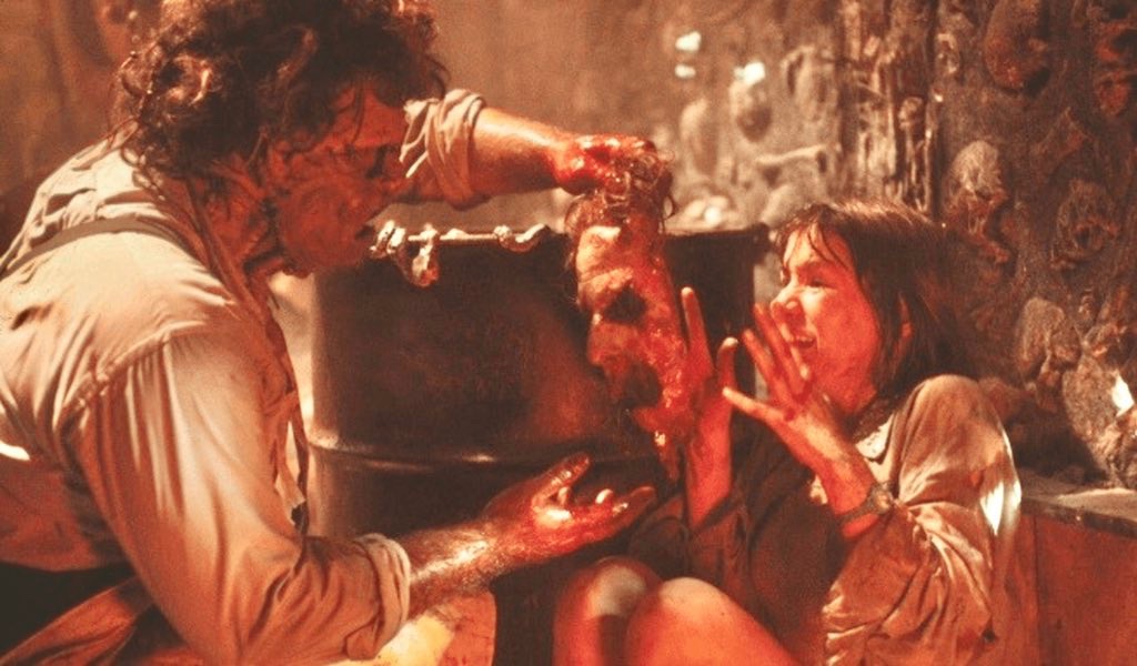 EugWSerra's tweet photo. On August 22, 1986, The Texas Chainsaw Massacre 2 buzzed into theaters! #TheTexasChainsawMassacre2 #TobeHooper #TomSavini #Leatherface #BillJohnson #ChopTop #BillMoseley #VanitaStretchBrock #CarolineWilliams #LeftyEnright #DennisHopper #JimSiedow #Fangoria https://t.co/mz4Xq9MMt9