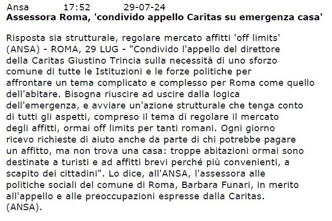erdario81's tweet photo. Gentilissima Ass. #Funari a Roma ci sono 11mila appartamenti destinati ad #affittibrevi e indovini un po’ sono appartamenti privati. Mentre le politiche dell’abitare le dovreste fare con appartamenti pubblici. Non è difficile capire la differenza suvvia. https://t.co/wnU8WMgoei
