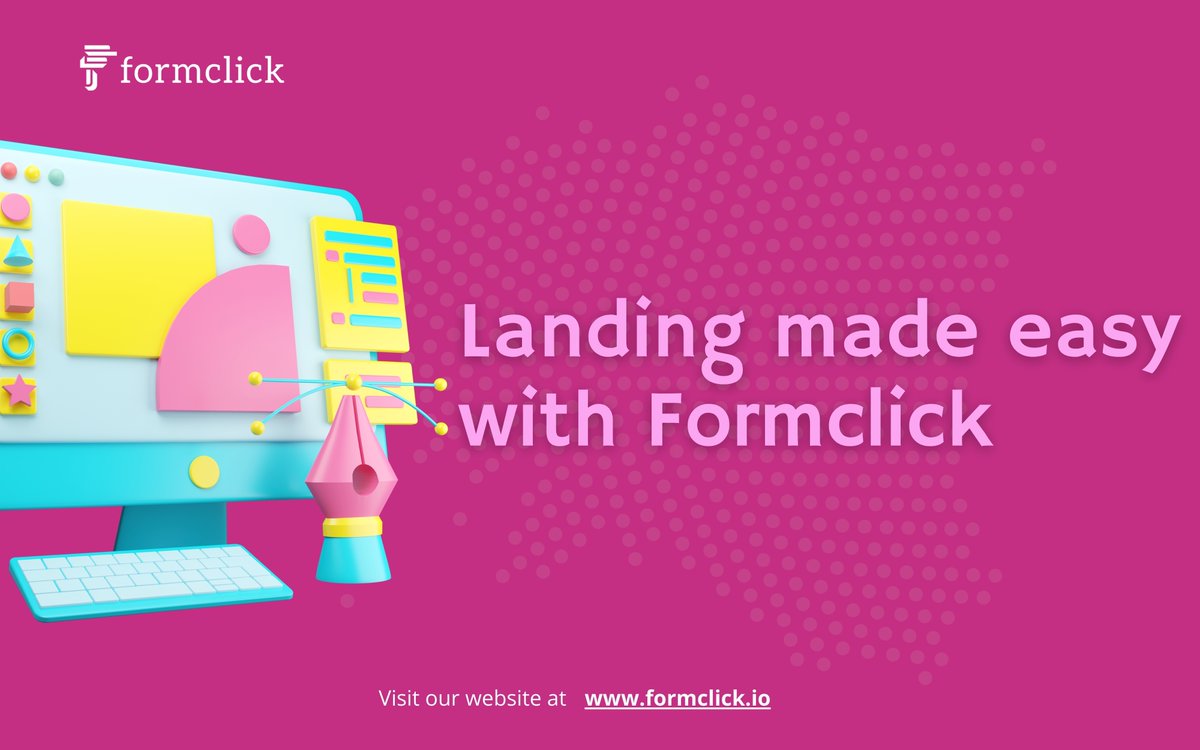 formclickoff's tweet image. Create, Customize and Optimize your Landing Pages with ease on Formclick!
#formclick #nocode #forms #landingpages #WebDevelopment 
Visit our website at formclick.io