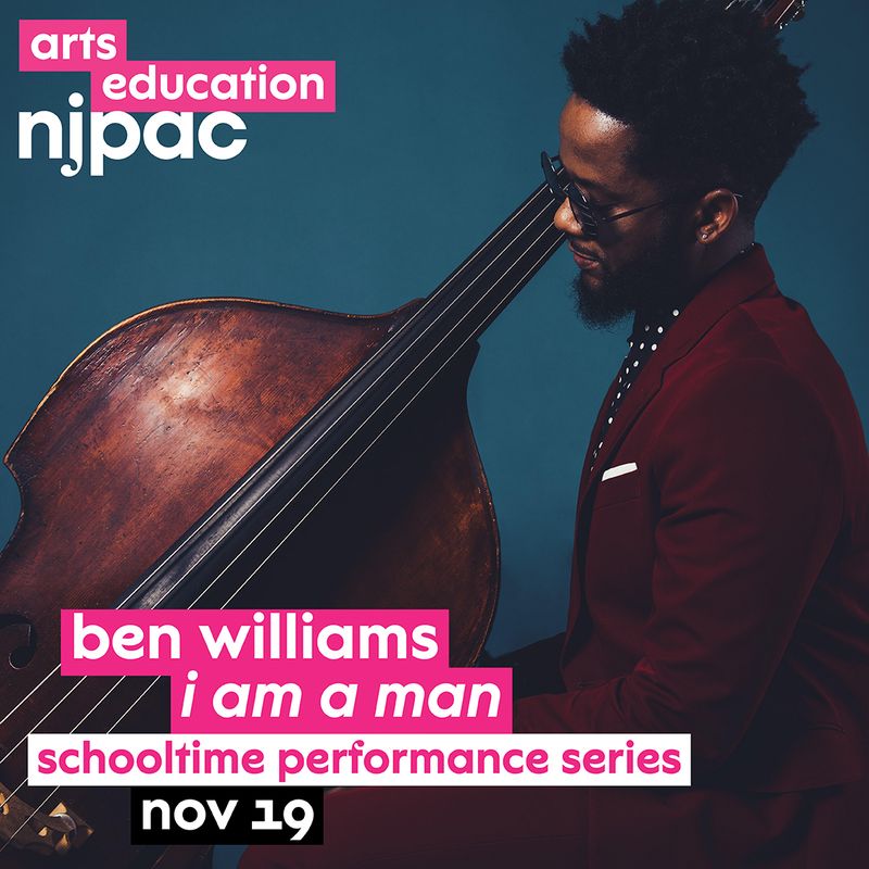 NJPAC Arts Education (@njpacartsed) on Twitter photo Grammy Award-winning bassist & composer <a href="/benwmsonbass/">Ben Williams</a> was a fantastic teacher during our Milt Hinton Institute for Studio Bass. We can't wait to have him at njpac on 11/19 for SchoolTime, debuting "I Am A Man." Teachers, grab seats for your students: bit.ly/stbenwilliams Grammy Award-winning bassist & composer <a href="/benwmsonbass/">Ben Williams</a> was a fantastic teacher during our Milt Hinton Institute for Studio Bass. We can't wait to have him at njpac on 11/19 for SchoolTime, debuting "I Am A Man." Teachers, grab seats for your students: bit.ly/stbenwilliams