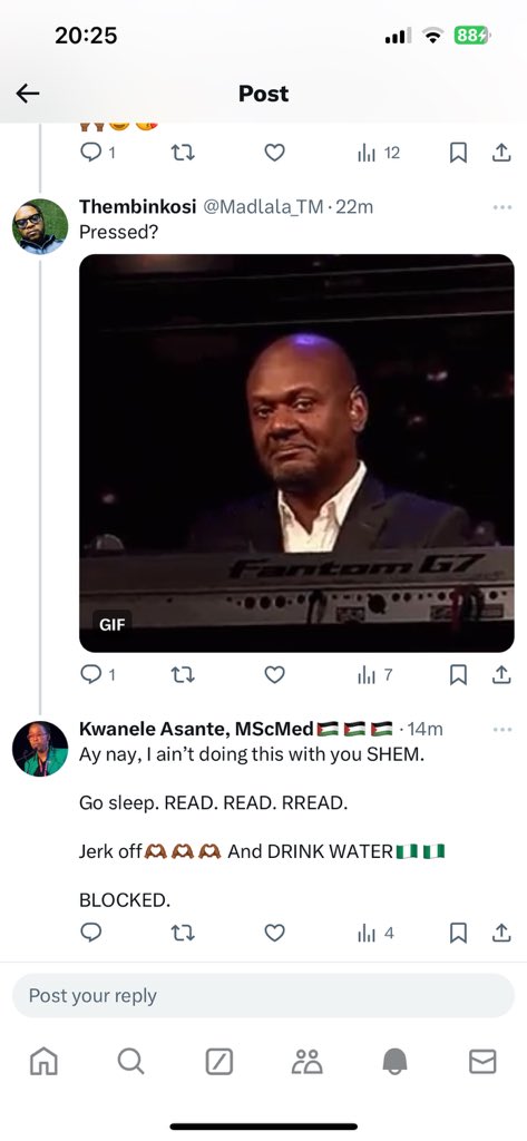 breastlessAfrik's tweet image. I sent my MOST COLOURFUL RETORT 

And I am proud of it🫶🏾🫶🏾🫶🏾

Robustly disagree with me BUT DON’T 
insult me abt living w/#bipolarmooddisorder

#Mentalillness s used as an INSULT in SA. Snr EFF politician @MbuyiseniNdlozi used it in Parliament against @PresidencyZA 

#NOSTIGMA