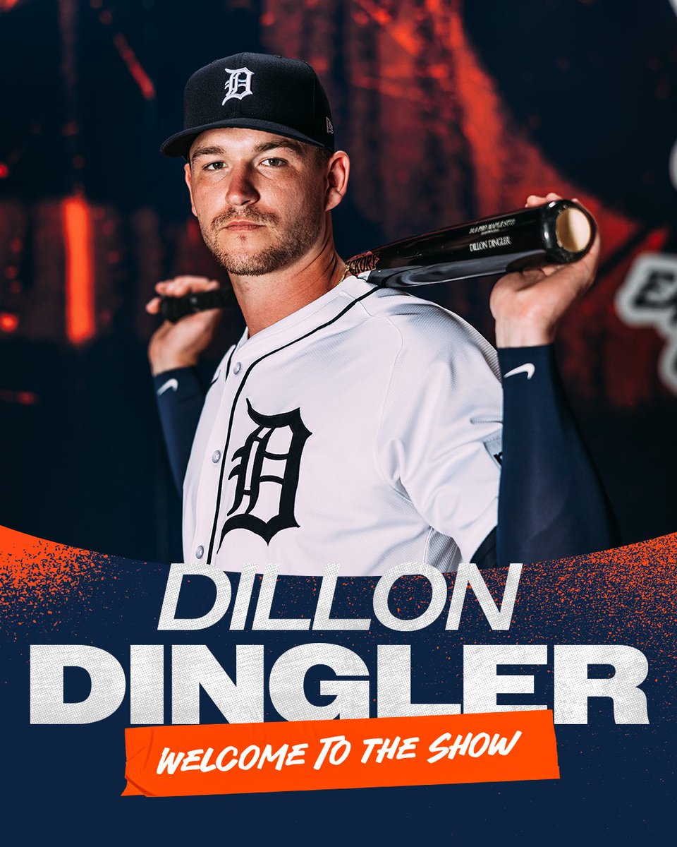 tigers's tweet image. Welcome to The Show, Dillon Dingler!