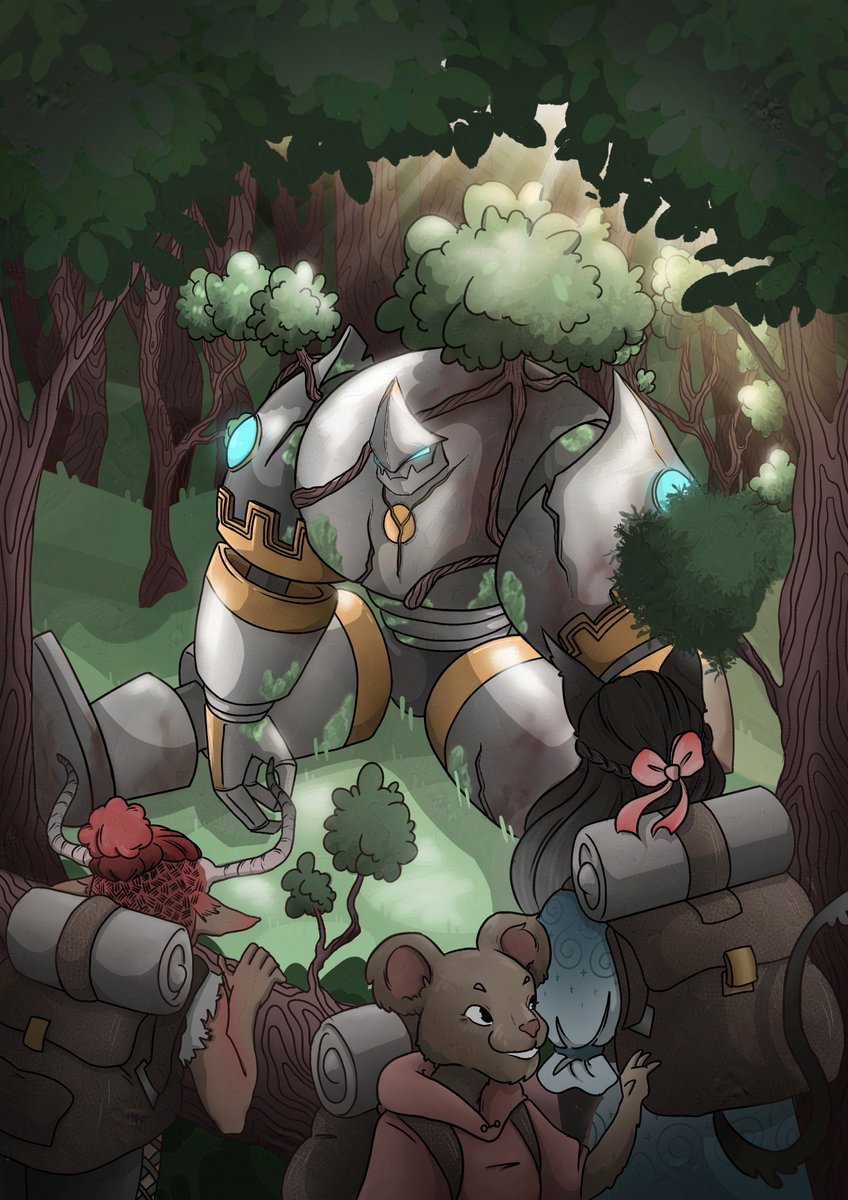 BriDanann's tweet image. I'm Bri de Danann, the artist half of BrightBard Games🌸✨

I'm an illustrator and content creator working in TTRPGs! If you want art that's full of vibrant colors and cozy vibes, I am always looking for new projects! 🌸✨

💌bri.dedanann@gmail.com 
🕸️bridedanann.com