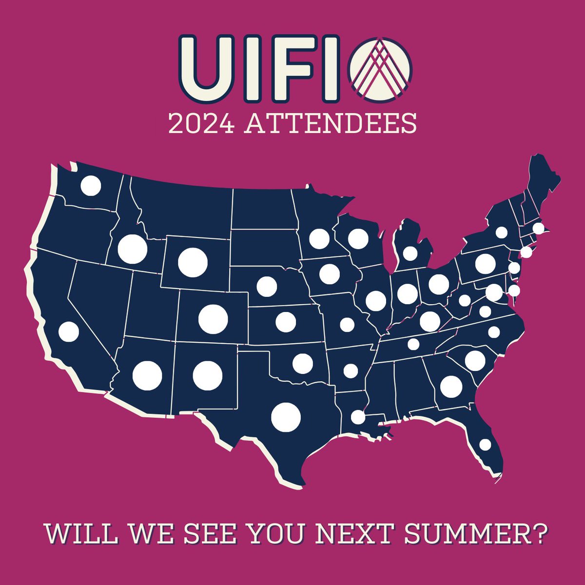 That's a wrap on UIFI 2024! 🎉 Thank you to all the amazing facilitators and students who joined us for three sessions full of challenging conversations, networking, and fun. Swipe to take a look at all the states we had represented. Will we see you next summer? 🤩