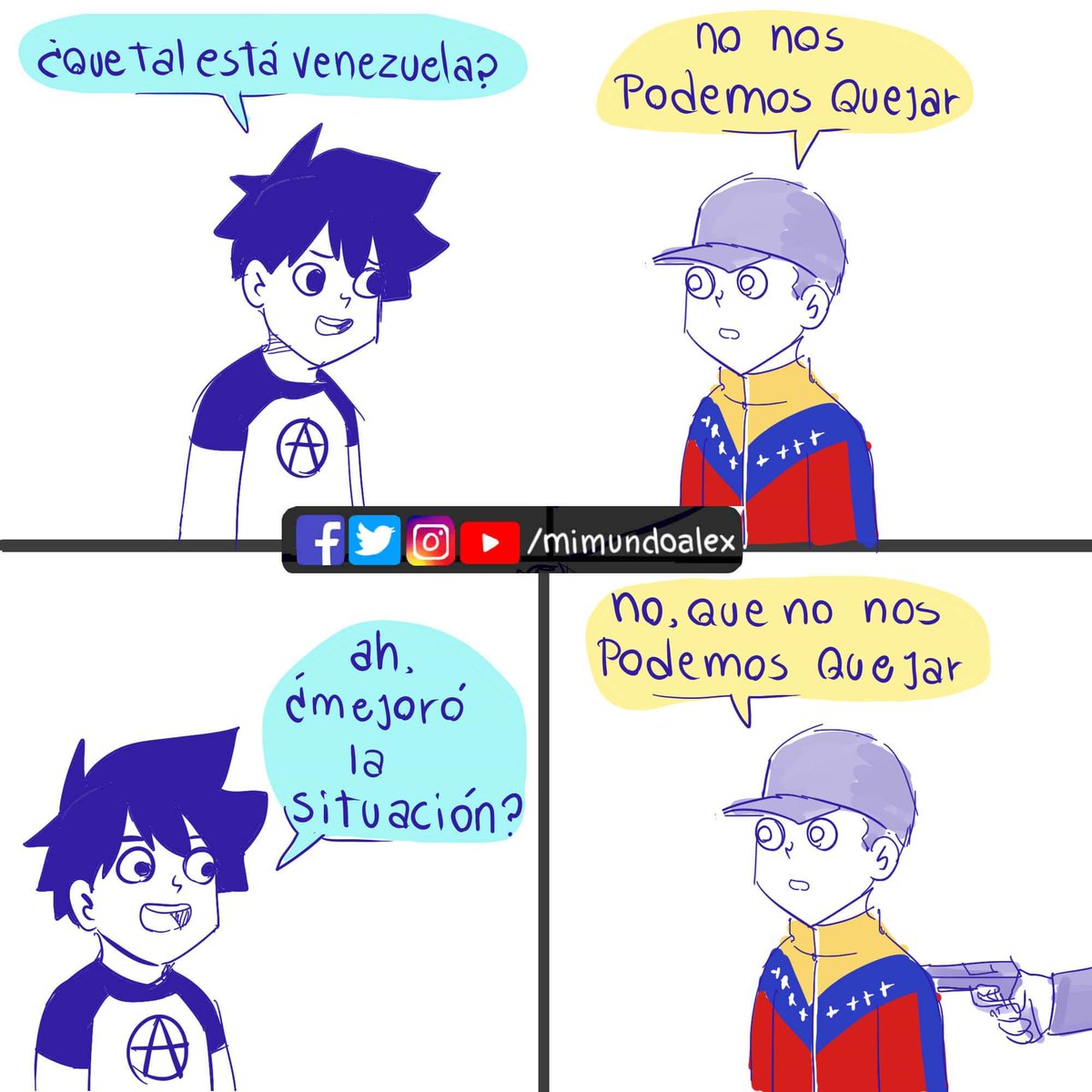 alextremostudio's tweet image. El tema de Venezuela es triste 😔