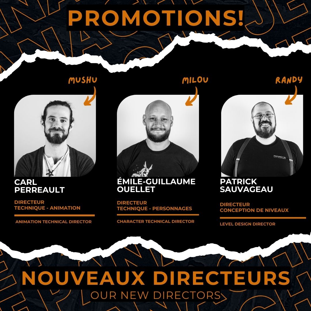 ⭐Nous sommes heureux d’annoncer trois promotions au sein de l’équipe! 

👏Bravo les gars! 

- 

⭐ We are happy to announce three promotions within our team! 

👏Well done, guys!